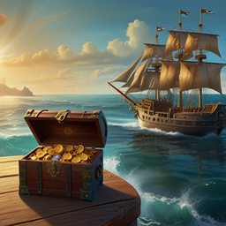Captain's Hidden Chest casino vegas hero