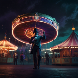 Circus Neon Rings vegasheros